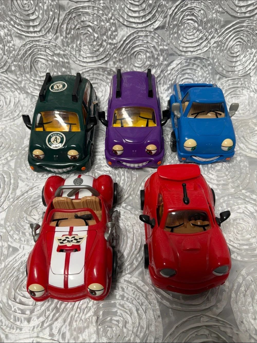 The Chevron Cars Toys (Riley Roadster,Tony Turbo,Pete Pick-Up,Victor E. Van 2)